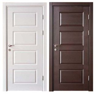 درب چوبی اتاق اچ دی اف مدل ۴قاب مادرید